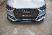 Maxton Design Frontlippe V.3 Passend FüR Audi S3 / A3 S-Line 8V FL Limousine Sch