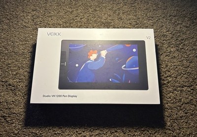 VEIKK Studio VK1200 11.6in Pen Display Graphics Tablet USB-C HDMI USB