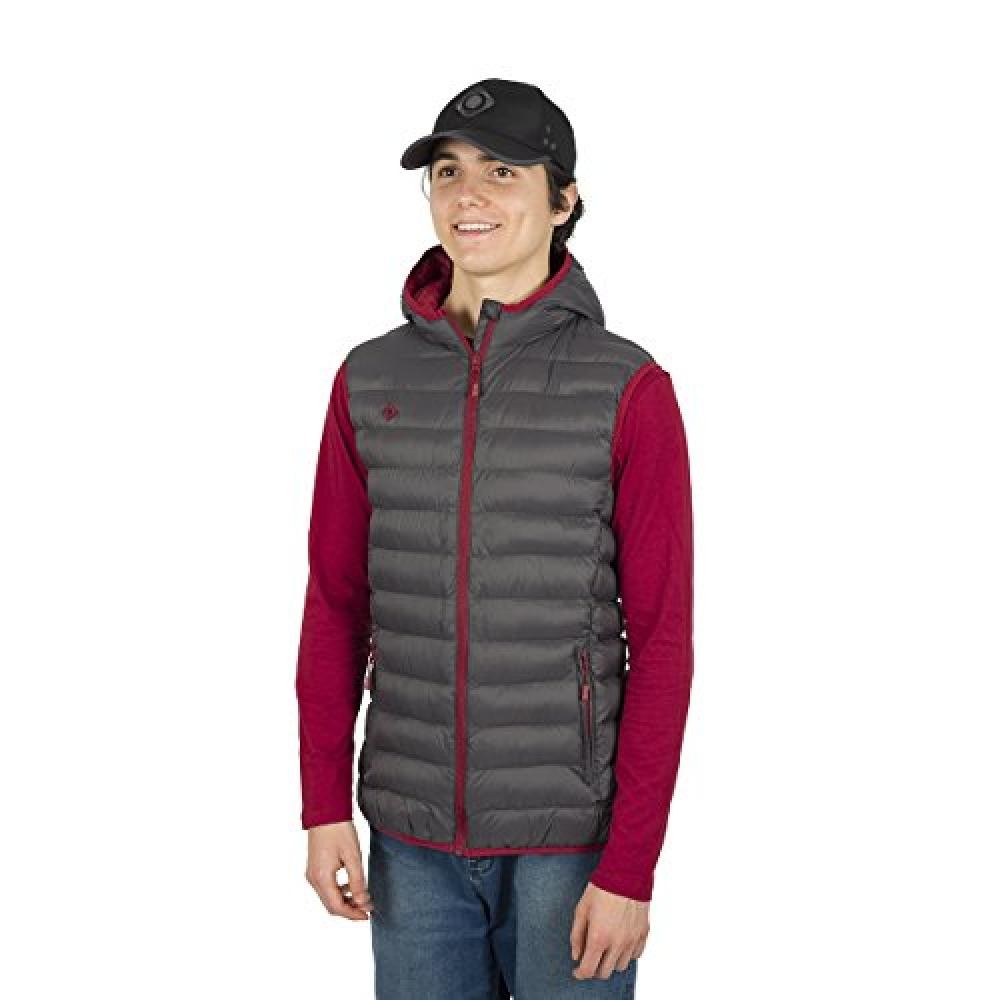 (TG. S) Izas Nepal Nepal, Uomo, Grigio Scuro/Rosso Minerale, S - NUOVO