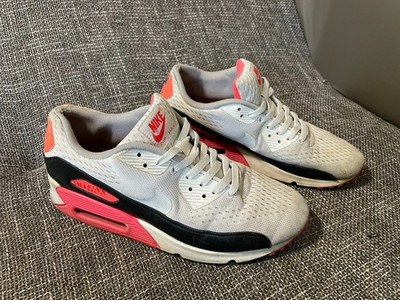 Nike Air Max 90 Gr. 44 weiß rot used gebraucht Sneaker Herren