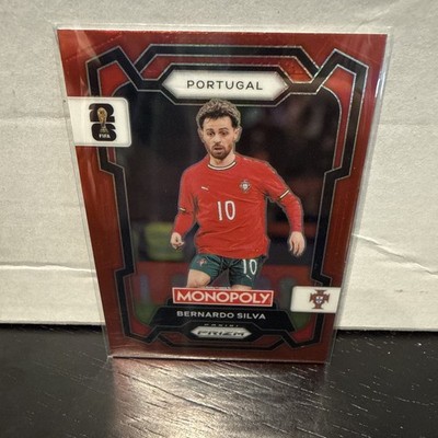 Bernardo Silva 2026 Panini Monopoly PRIZM FIFA World Cup #33 True Red Portugal