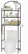 3 Tier over the Toilet Storage Rack, Bathroom Organizer  Toilet Storage with 4