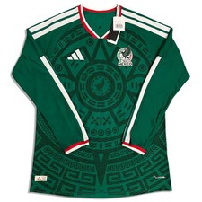 Mexico 2026 World Cup Authentic Adidas Home Long Sleeve Jersey Size Men’s L