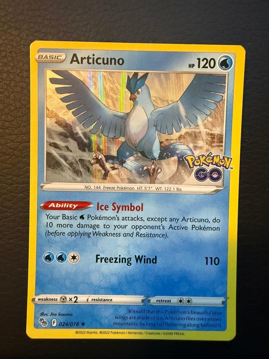 Articuno 024/078 Holo Rare Pokemon GO Pokemon Near Mint | eBay Articuno 024/078 Holo Rare Pokemon GO Pokemon Near Mint | eBay