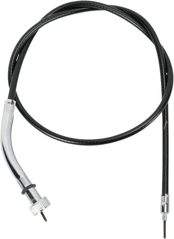 Drag Specialties Front Wheel Drive Speedometer Cable - 41.5in.L - Black Vinyl