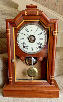 Antique Seth Thomas Atlanta Model City Series Parlor Clock
