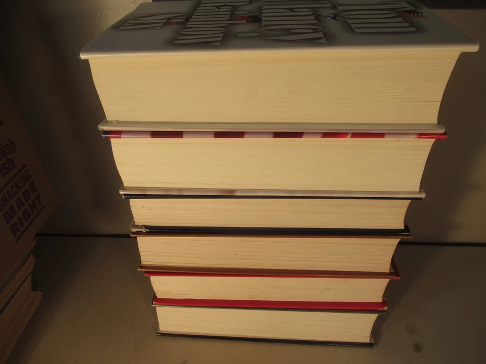 Tom Clancy Hardcover Book Lot Of 6 Books Action Drama Reading Free USA Shipping - Image 2 of 2