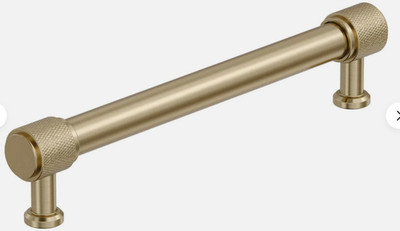 Amerock BP37745 Faraday 6-5/16'' Center to Center Knurled Bar - Gold