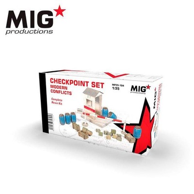 MIG Productions MP35-104 - 1:35 Checkpoint set modern conflicts - Neu
