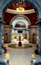 Utah State Capitol, Cyrus Dallin, Chief Massasoit, Tate Georgia, Salt Postcard