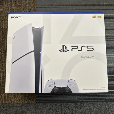 BRAND NEW Sony PlayStation 5 Slim Disc Edition 1 TB Console - White 4K HDR