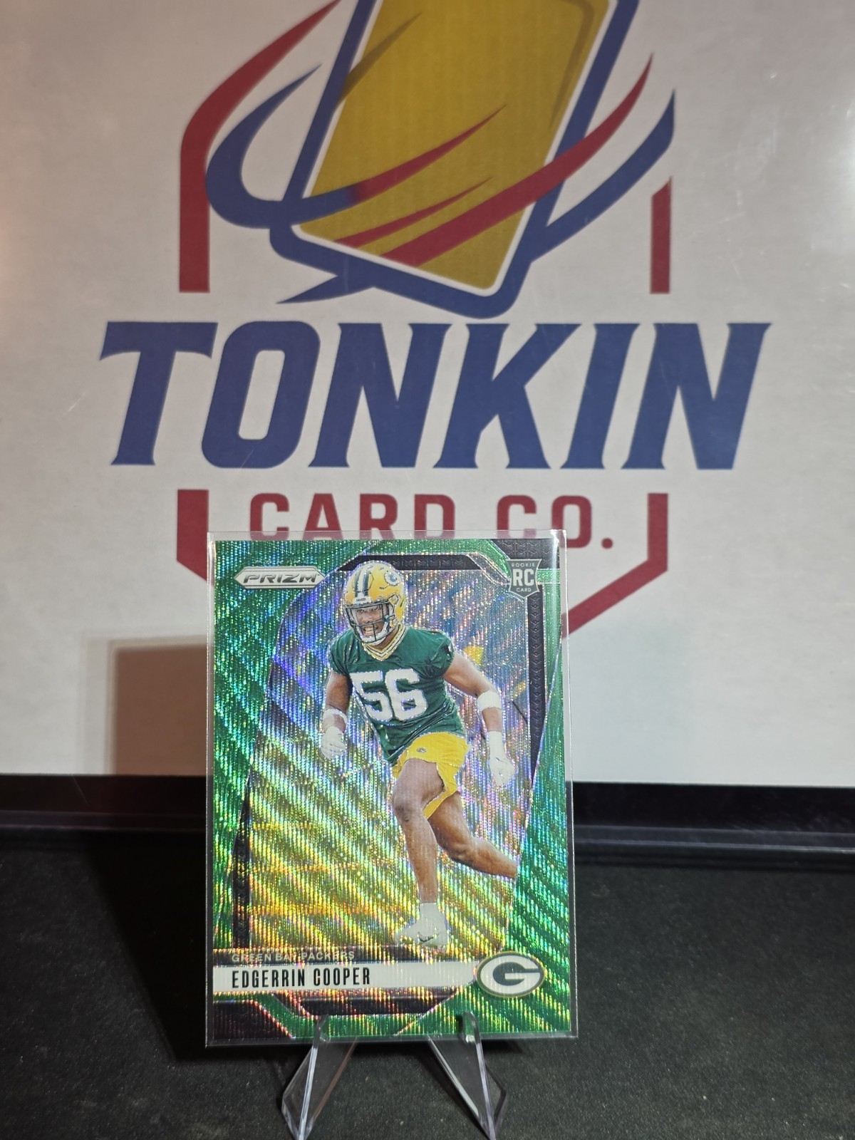 2024 Panini Prizm - Rookies Edgerrin Cooper #331 Green Wave Prizm (RC)