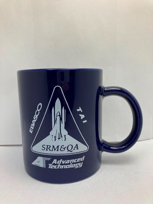 EBASCO Advanced Technology TAI Space Shuttle Cup Mug SRM & QA Tech Contractor