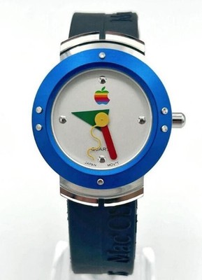 Neu 1995 Vintage Apple Watch Mac OS System 7.5 Promo Neuheit Logo Deadstock