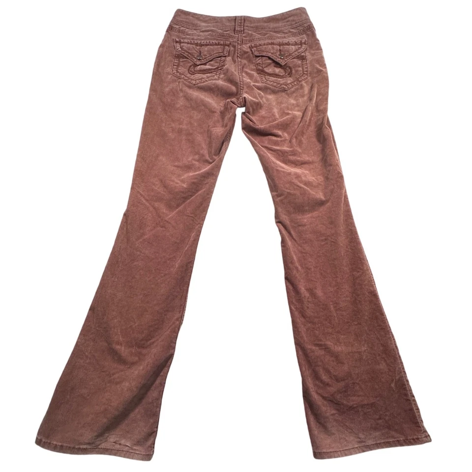Y2K Silver Jeans Co. Suki Surplus Brown Corduroy Flare Leg Pants Womens Size 26 - Image 2 of 4