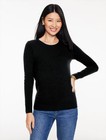 Cashmere Crewneck Sweater at Talbots, NWT $199, color  BLACK, have all size
