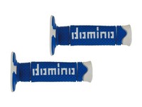 A260 Griffpaar Weiss / Blau Offroad Domino Durchmesser 22-26 Universal