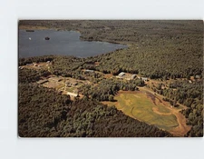 Postcard Aerial View Chippewa Lake Field Station University of Wisconsin WI USA