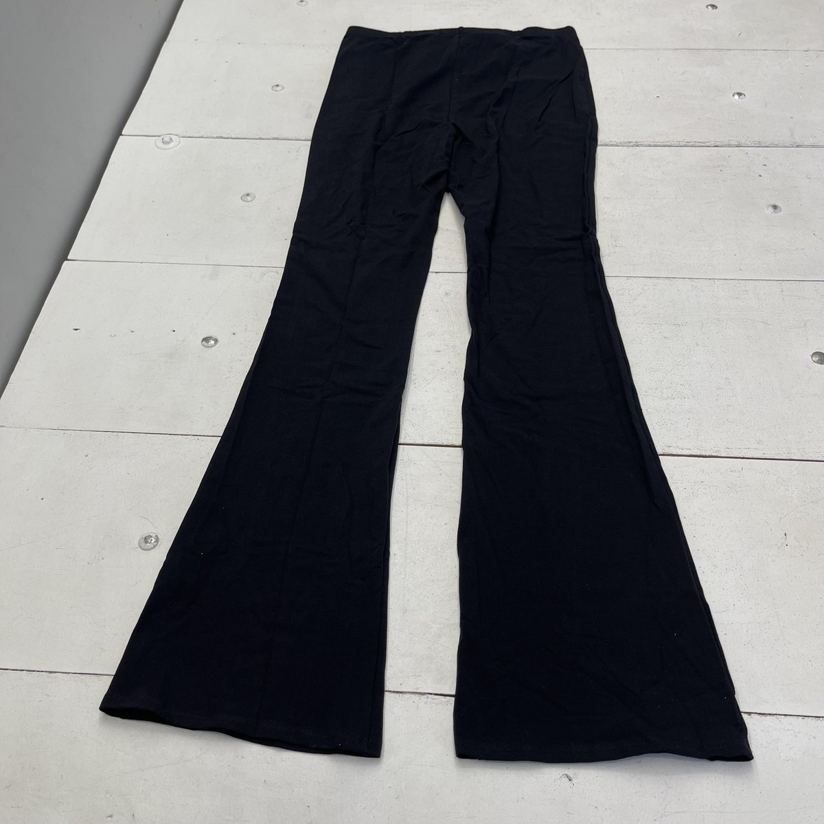 Fashion Nova Pants Womens 1X Black Tall Adriana Flare Sweatpants
