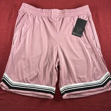 90 Degree By Reflex Mens Perforated Medium 8.5" Short Lilas Flow Knit Rip Stop