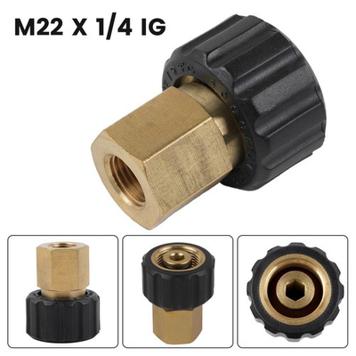 #ad Connector Adapter Car Garden High Pressure M22 X 1 4 IT Parts Supplies AU $23.46
