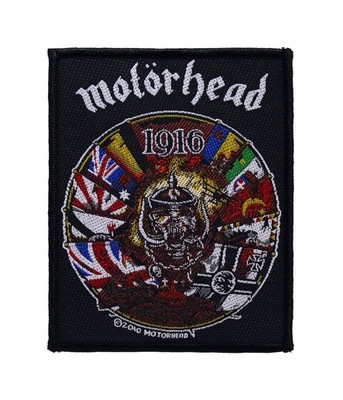 Motorhead 1916 Battle Jacket Sew On Woven Patch - OFFICIAL 17-24