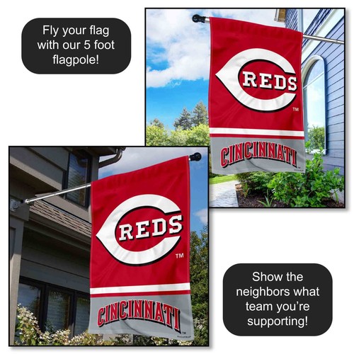 MLB Cincinnati Reds House Flag and Banner - Picture 4 of 5