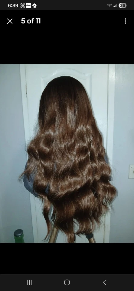 pelucas sintéticas para mujer encaje delantero Foto 4 de 4