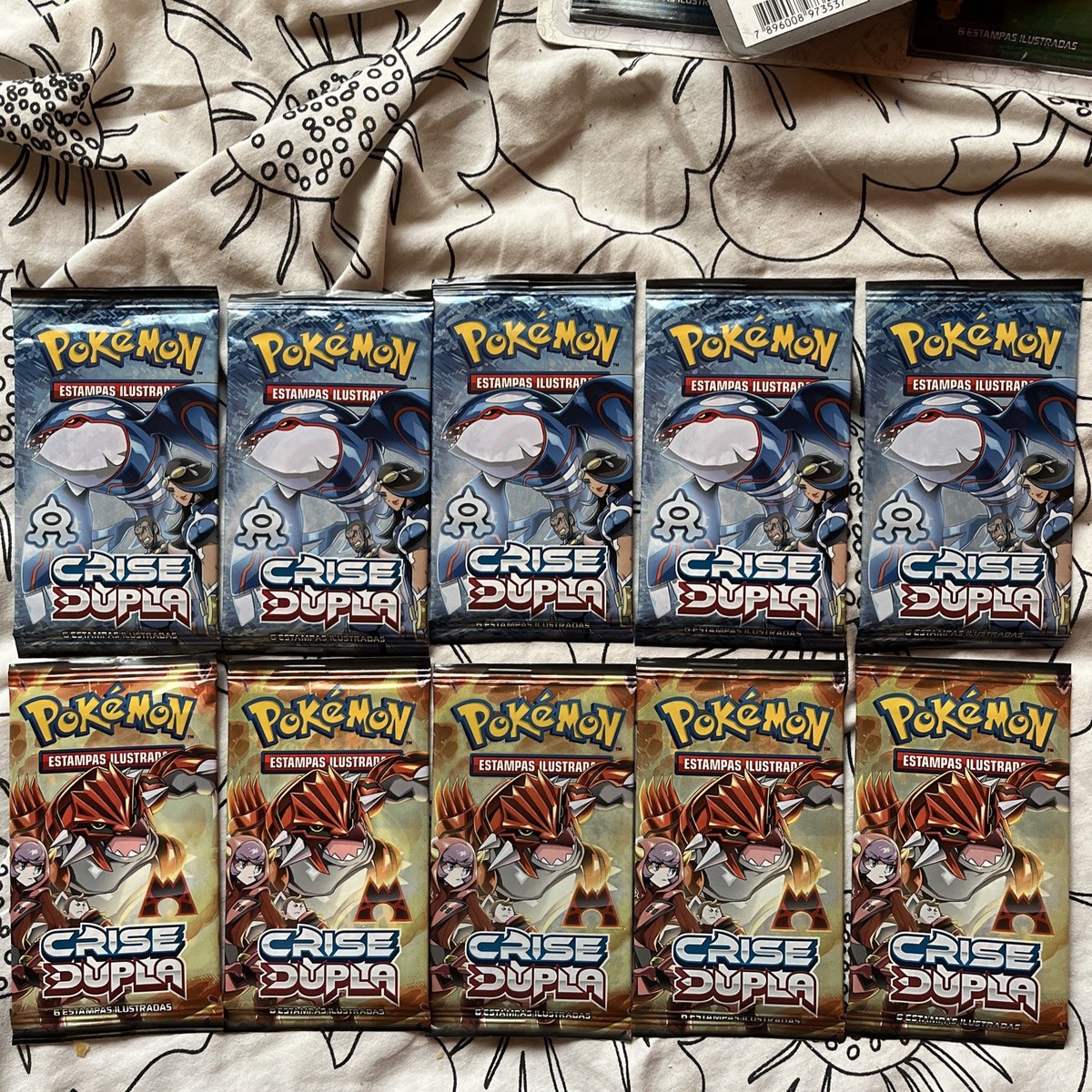 Pokemon XY Double Crisis 10x Booster Packs PORTUGUESE Brazilian