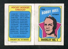 Bobby Hull 1971-72 O-Pee-Chee / Topps NHL Hockey The Story Booklet #1