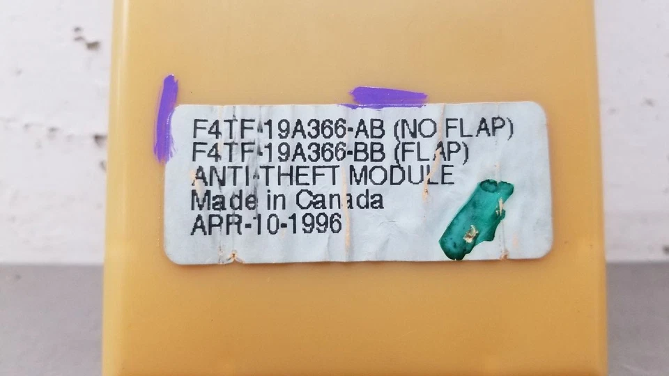 MÓDULO DE CONTROL DE ROBO DE ANIT COBRA 96 FORD MUSTANG SVT F4TF-19A366-AB Foto 3 de 4