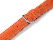 Watch strap leather strap ostrich look ostrich - embossing ostrich look 18 mm de