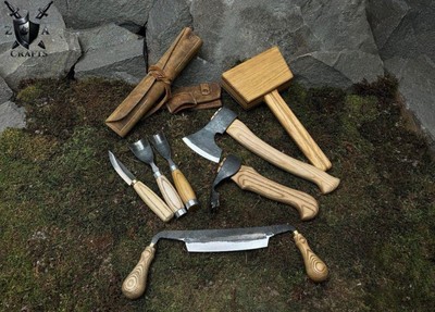 Complete Handmade Wood Carving Tool Set | Spoon Carving Tools