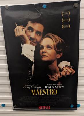 Maestro,2023,Original,DS,One Sheet 27''x40'' Rolled, NETFLIX, Rare as-is