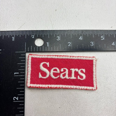 #ad Vintage SEARS MALL STORE OLD CATALOG RETAIL Advertising Patch 58R6 $7.61