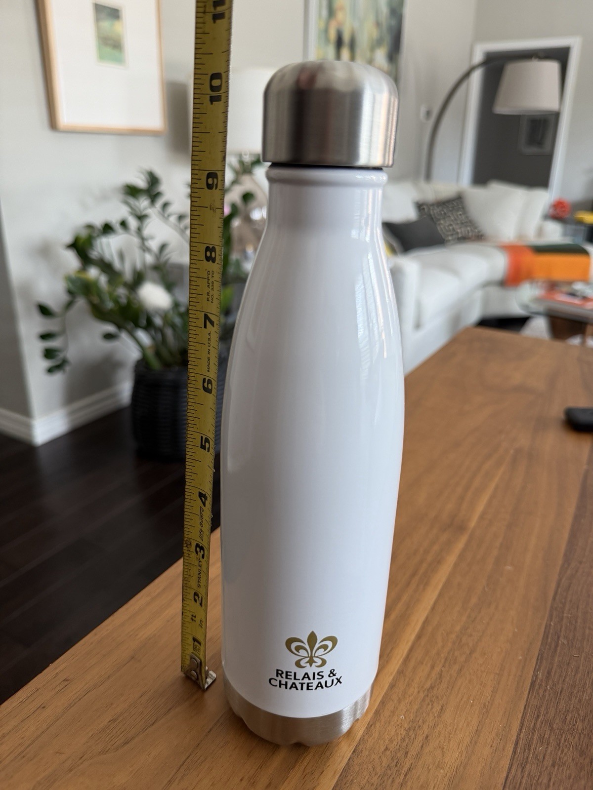 Relais & Châteaux Luxury Hotels NEW Stainless Steel Water Bottle 16oz thumbnail 7