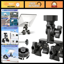 Dual-Clamp Starlink Mini Mount Kit for RV Ladder & Roof Rack - Lightweight Alumi