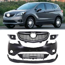 Front Bumper Cover Assembly Grille For 2019 2020 Buick Envision with Fog Cover