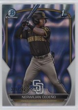 2023 Bowman Chrome Prospects Lava Refractor 339/399 Nerwilian Cedeno Cedeño 15wb