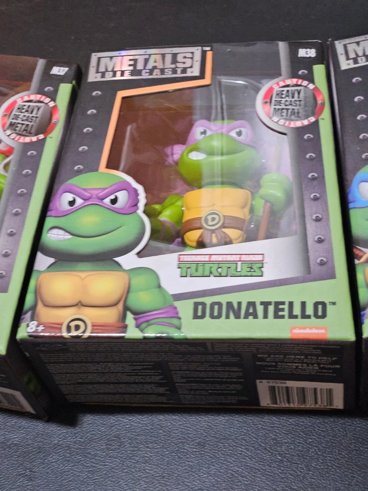 Teenage Mutant Ninja Turtles - Heavy Die-Cast Metal Set Lot M36 M37 M38 M39 - Image 4 of 4