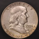 1956 FRANKLIN HALF DOLLAR FRESH FROM ORIGINAL COLLECTION | LOT BB-592