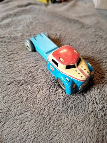 Vintage Marx Tin Lithograph Friction Drive Commercial Truck Tilt Box Missing