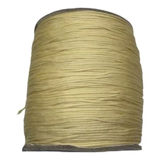 100 yds Silk Cord - Light Yellow - size A (0.8mm Diameter)
