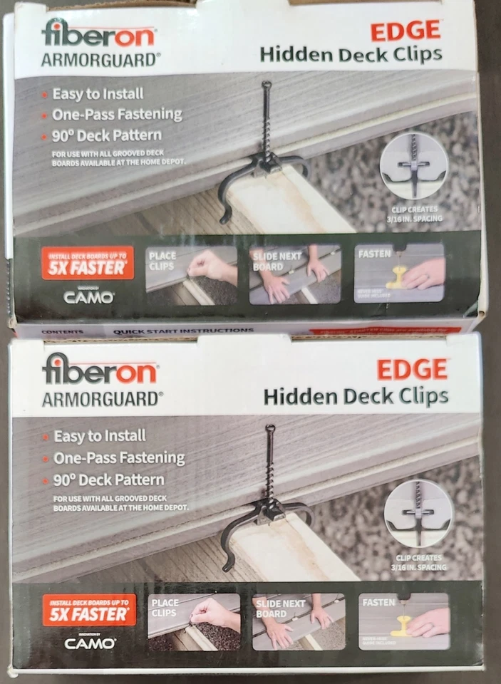 (2) Paquete CAMO ArmorGuard EDGE Clip de Mazo Oculto (90 unidades cada uno) NUEVO Sellado EE. UU. Foto 2 de 3