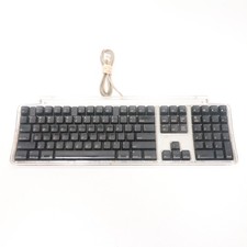 Apple Pro Keyboard M7803 - Wired USB - Black And Clear - Fully Working