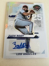 2025 Panini Prospect Prizm Zack Root Auto Silver Holo No199