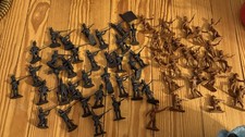 BMC - The Alamo - General Santa Anna- 54mm plastic toy soldier Set Of 57 OLA0051