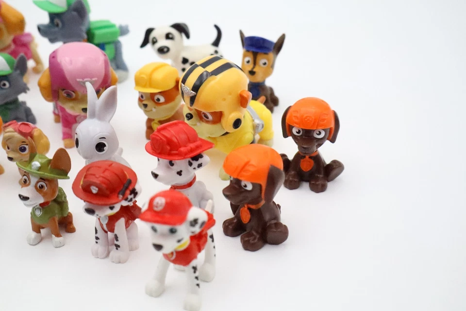 PAW Patrol Figure Lot Ryder Chase Marshall Skye Rubble Rocky Zuma Minis Bundle - Image 3 of 4