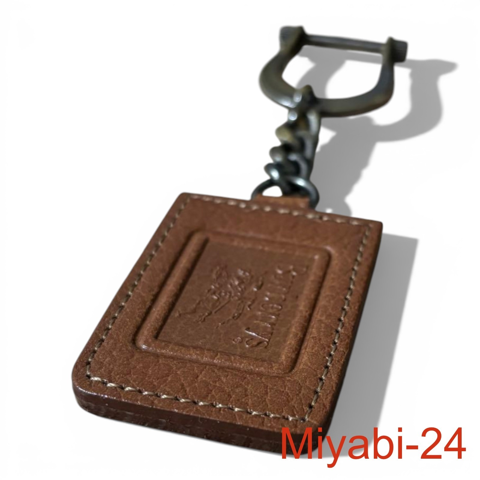 Burberry Horseshoe Keychain Vintage Leather London Badge Accessories thumbnail 5