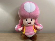 Sanei Super Mario Allstars Toadette Plush, 2016, 9" Super Mario Plush
